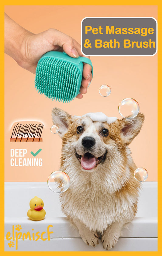 Pet Massage & Bath Brush